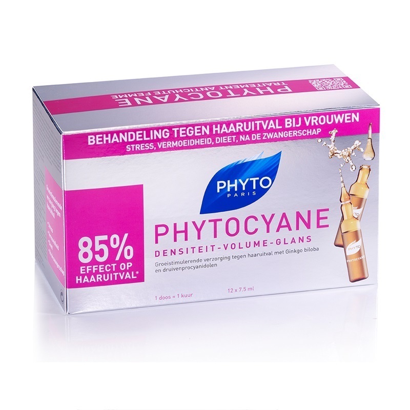 PHYTO PHYTOCYANE AMPOULES 12 amp X 7,5 ml Easypharmacy.gr