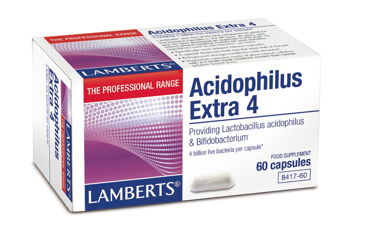 LAMBERTS ACIDOPHILUS EXTRA 4 MILK FREE 60CAPS | Easy Pharmacy