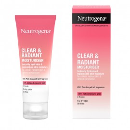 Neutrogena Clear & Radiant Ενυδατική Κρέμα Προσώπου Pink Grapefruit 50ml