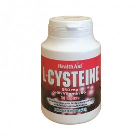 Health Aid L-Cysteine Συμπλήρωμα Διατροφής για Αύξηση του Μεταβολισμού 30 Ταμπλέτες