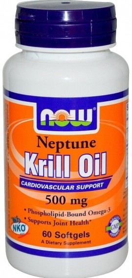 Now Neptune Krill Oil 500 mg 60 softgels