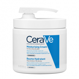 CeraVe Moisturising Cream Ενυδατική Κρέμα Προσώπου και Σώματος με Ceramides και Υαλουρονικό Οξύ 454gr