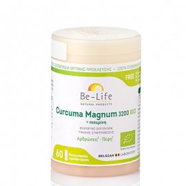 Be-Life Curcuma Magnum 3200 BIO Συμπλήρωμα για την Υγεία των Αρθρώσεων 60 κάψουλες