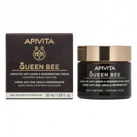 Apivita Queen Bee Absolute Anti- Aging & Regenarating Cream Kρέμα Απόλυτης Αντιγήρανσης & Αναγέννησης Πλούσιας Υφής 50ml