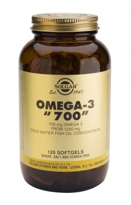 SOLGAR OMEGA-3 DOUBLE STRENGTH 700mg softgels 120s