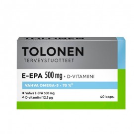 Douni Tolonen E-EPA 500mg + Vitamin D 12,5mg 40 κάψουλες