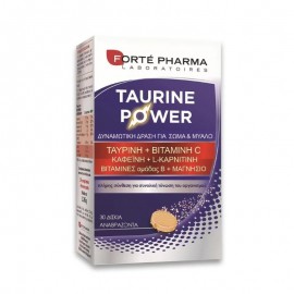 Forte Pharma Taurine Power Τονωτικό Συμπλήρωμα με Ταυρίνη 30 αναβράζοντα δισκία