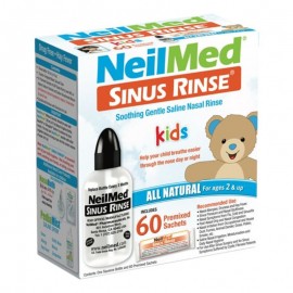 NeilMed Sinus Rinse Kids Kit Φιαλίδιο Ρινικών Πλύσεων για Παιδιά & Προγεμισμένα Φακελάκια 60τμχ