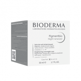 Bioderma Pigmentbio Night Renewer Φροντίδα Νυκτός Διπλής Δράσης για Αναδόμηση, Σύσφιξη & Μείωση Κηλίδων 50ml