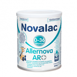 Novalac Allernova AR+ Αντιαναγωγικό Γάλα σε Σκόνη 0-36m 400gr