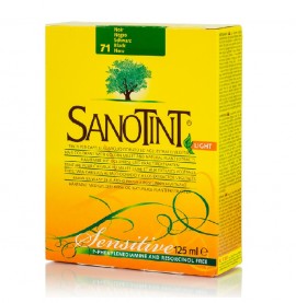 Sanotint Φυτική Βαφή Μαλλιών Sensitive Light N 71 Black 125 ml