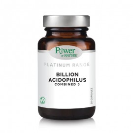 Power Of Nature Platinum Range Billion Acidophilus Combined 5 Προβιοτικά 30 κάψουλες