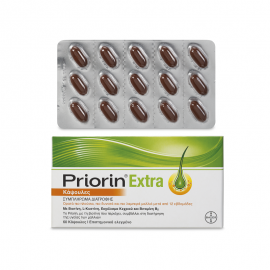Priorin Extra Συμπλήρωμα Διατροφής για την Υγεία των Μαλλιών 60 κάψουλες