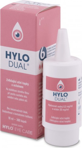 Oφθαλμικές σταγόνες HYLO-DUAL 10 ml