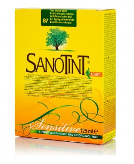 Sanotint Βαφή Μαλλιών Sensitive Light No.87 Πολύ Ανοιχτό Ξανθό Χρυσαφί 125ml