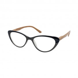 EyeLead Γυαλιά Διαβάσματος Unisex Μαυρο Πεταλούδα με ξύλινο βραχίονα 2.25 (204)