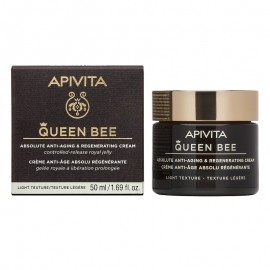 Apivita Queen Bee Absolute Anti-Aging & Regenarating Cream Kρέμα Απόλυτης Αντιγήρανσης & Αναγέννησης Ελαφριάς Υφής 50ml