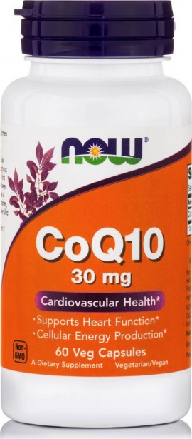 Now Co Q10 30 mg, Συνένζυμο Q10 60 Vcaps