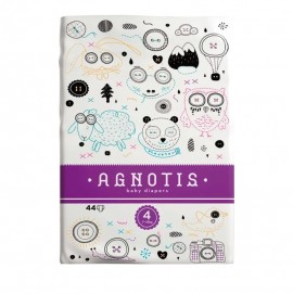 Agnotis Baby Diapers Πάνες No 4 (7-18 Kg) 44τμx