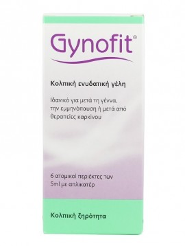 Gynofit Moisturising Vaginal Gel Κολπική Ενυδατική Γέλη 6 μονοδόσεις των 5 ml