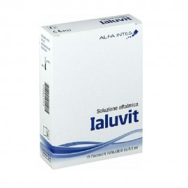Ialuvit Οφθαλμικές Σταγόνες με Υαλουρονικό Νάτριο για Ξηροφθαλμία, 15x0.6ml