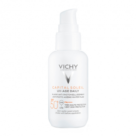 Vichy - Capital Soleil UV Age Daily SPF 50+ Anti-Aging Sun Cream Λεπτόρρευστο Αντιηλιακό κατά της Φωτογήρανσής 40ml