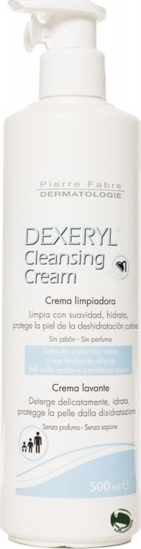 Pierre Fabre Derexyl Κρέμα Καθαρισμού & Ενυδάτωσης για Πολύ Ξηρό - Ατοπικό Δέρμα  500ml