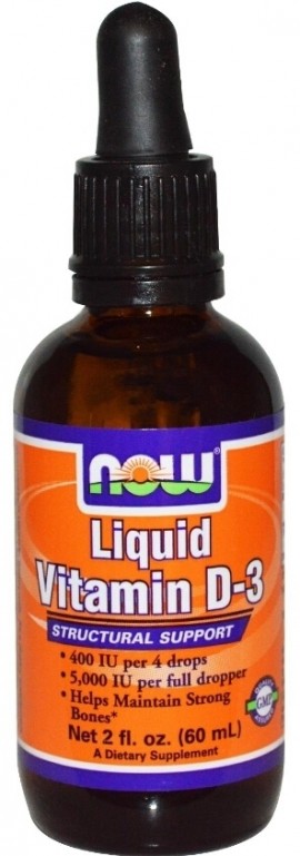 Now Vitamin D3 Liquid 400IU 59ml