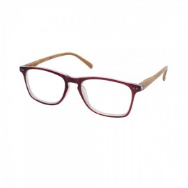 EyeLead Γυαλιά Διαβάσματος Unisex Μπορντώ με ξύλινο βραχίονα Κοκκάλινο 2.75 (213)