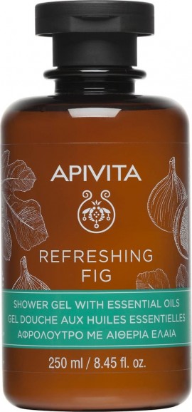 Apivita Αφρόλουτρο Refreshing Fig με αιθέρια έλαια 250ml