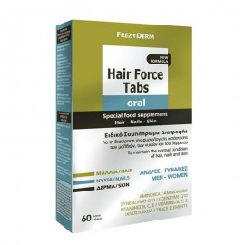 Frezyderm Hair Force Tabs Oral Συμπλήρωμα Διατροφής για τη Διατήρηση της Φυσιολογικής Κατάστασης των Μαλλιών 60tabs