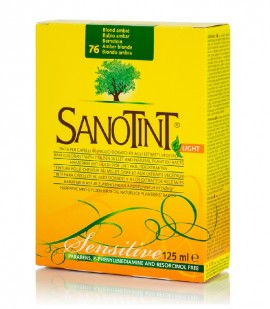 Sanotint light sensitive Φυτική βαφή μαλλιών N 76 Amber Blonde 125 ml