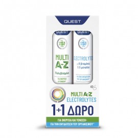 Quest Multi A-z 20 Αναβ. Δισκια & Δωρο Electrolytes 20 Αναβ. Δισκια 1+1  2τμχ