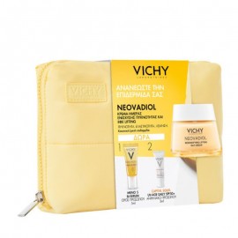 Vichy Promo Pack Neovadiol Redensifying Lifting Cream 50ml & Δώρο Neovadiol Meno 5 Bi-Serum 5ml & Capital Soleil UV Age Daily SPF50+ 3ml & Μοντέρνο Τσαντάκι