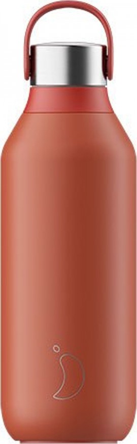 Chillys Ανοξείδωτο Μπουκάλι Θερμός Series 2 Maple Red 500ml