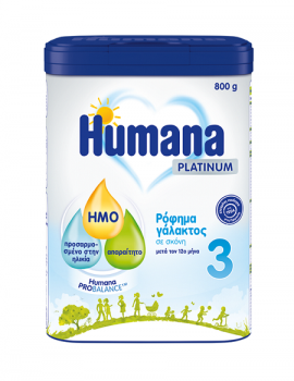 Humana Platinum  My Pack Νο3  Βρεφικό Γάλα Σε Σκόνη 12m+ 800gr