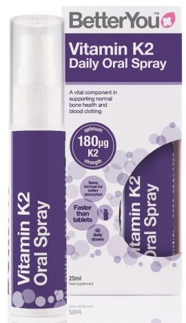 BetterYou Vitamin K2 Daily Oral Spray 180mg 25ml