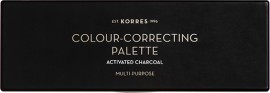 Korres Colour-Correcting Palette Activated Charcoal Multi-Purpose Παλετα Διορθωσης Χρωματος 5.5gr