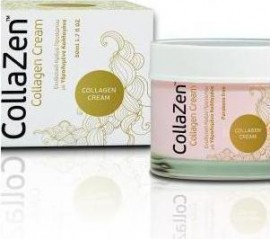 CollaZen+ Cream Αντιγηραντική Κρέμα Προσώπου με Υδρολυμένο Κολλαγόνο για Βαθιά Ανάπλαση, 50ml