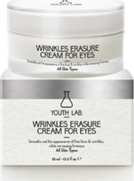YOUTH LAB. Wrinkles Erasure Cream For Eyes Αντιρυτιδική Κρέμα Ματιών 15ml