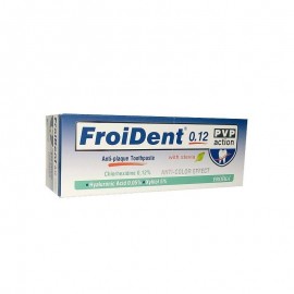 Froika FroiDent Anti-Plaque Toothpaste Chlorhexidine 0.12 PVP Action Οδοντόκρεμα κατά της Οδοντικής Πλάκας, 75ml με Στέβια