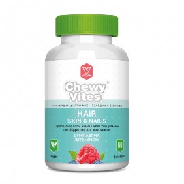 Vican Chewy Vites Adults Hair Skin & Nails 60 μασώμενες ταμπλέτες