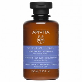 Apivita Sensitive Scalp Shampoo Σαμπουάν για το Ευαίσθητο Τριχωτό με Λεβάντα & Μέλι 250ml