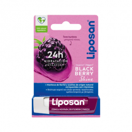 Liposan Blackberry Shine Lip Balm Με Χρώμα, 4.8gr
