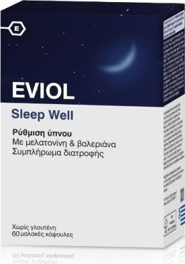 Eviol Sleep Well για τη ρύθμιση του ύπνου, 60 Caps