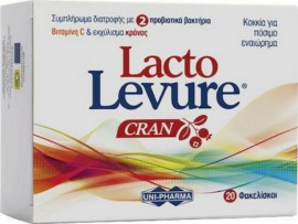 Unipharma Lacto Levure Cran 20 Φακελίσκοι