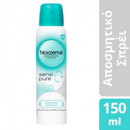 Noxzema Deo Spray Sensipure 0% Γυναικείο Αποσμητικό Spray για την Ευαίσθητη Επιδερμίδα 150ml