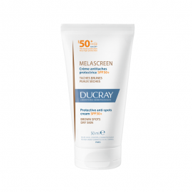 Ducray Melascreen SPF50+  Λεπτόρρευστη Αντηλιακή Κρέμα κατά των Κηλίδων για Ξηρό Δέρμα 50ml
