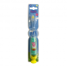 Peppa Pig Kids Toothbrush Κίτρινη Παιδική Οδοντόβουρτσα με Φωτάκι για 2+ Ετών 1τμχ