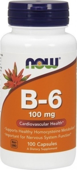 Now B6 100 mg 100 caps
